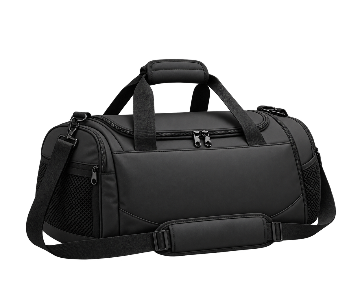 Core Black Performance Duffel Bag