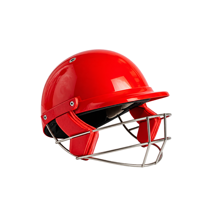 Red Cricket Helmet