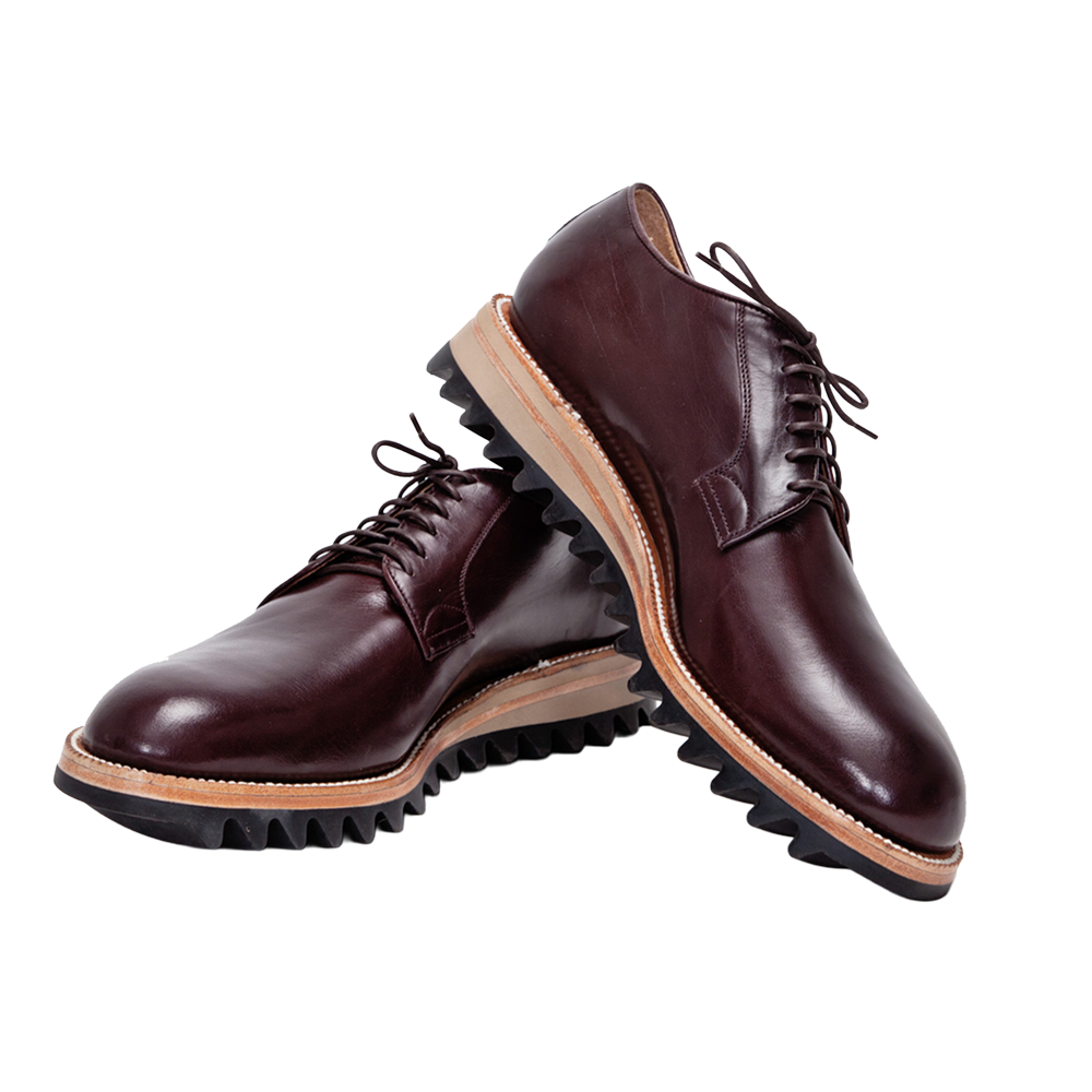 Luxury Burgundy Formal Lace-Up Shoes