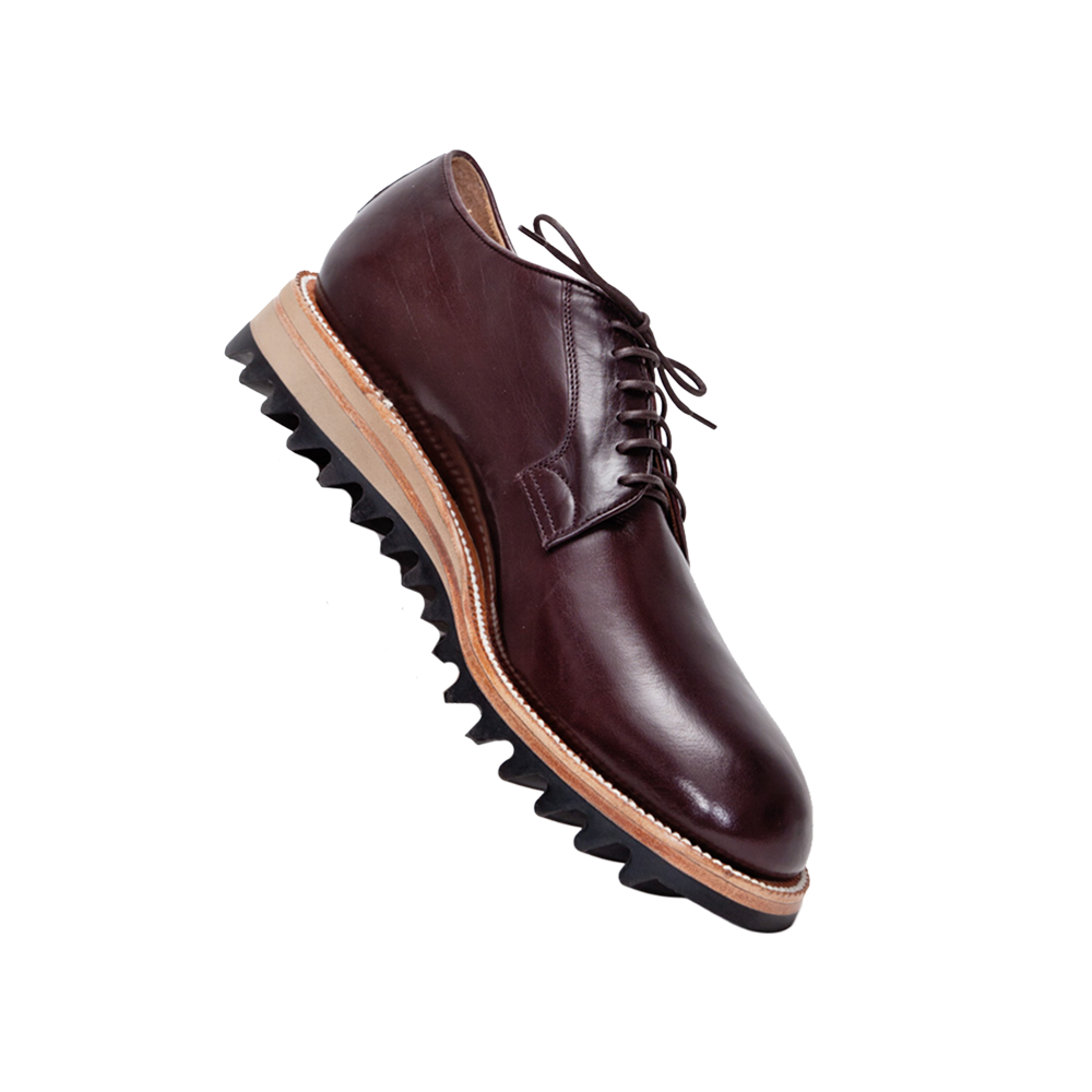 Luxury Burgundy Formal Lace-Up Shoes