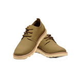 Men's Beige Casual Derby Shoes