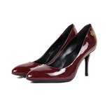 Women's Burgundy Patent Leather Pumps