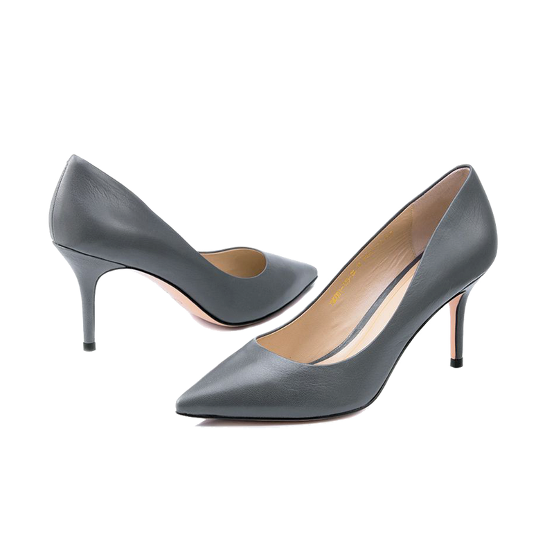 Women's Silver Pointed Toe Stiletto Heels