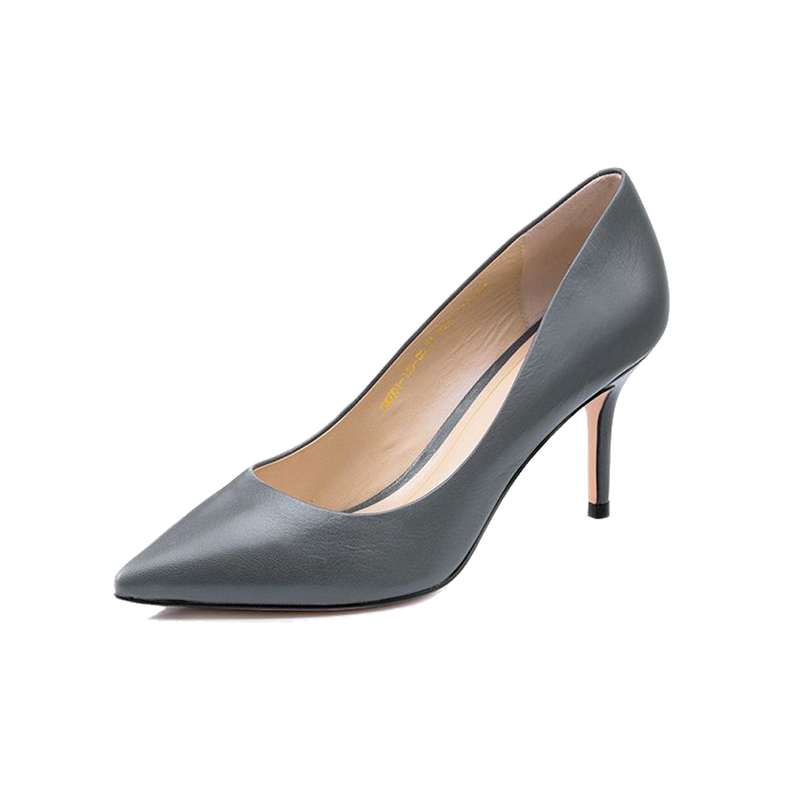 Women's Silver Pointed Toe Stiletto Heels