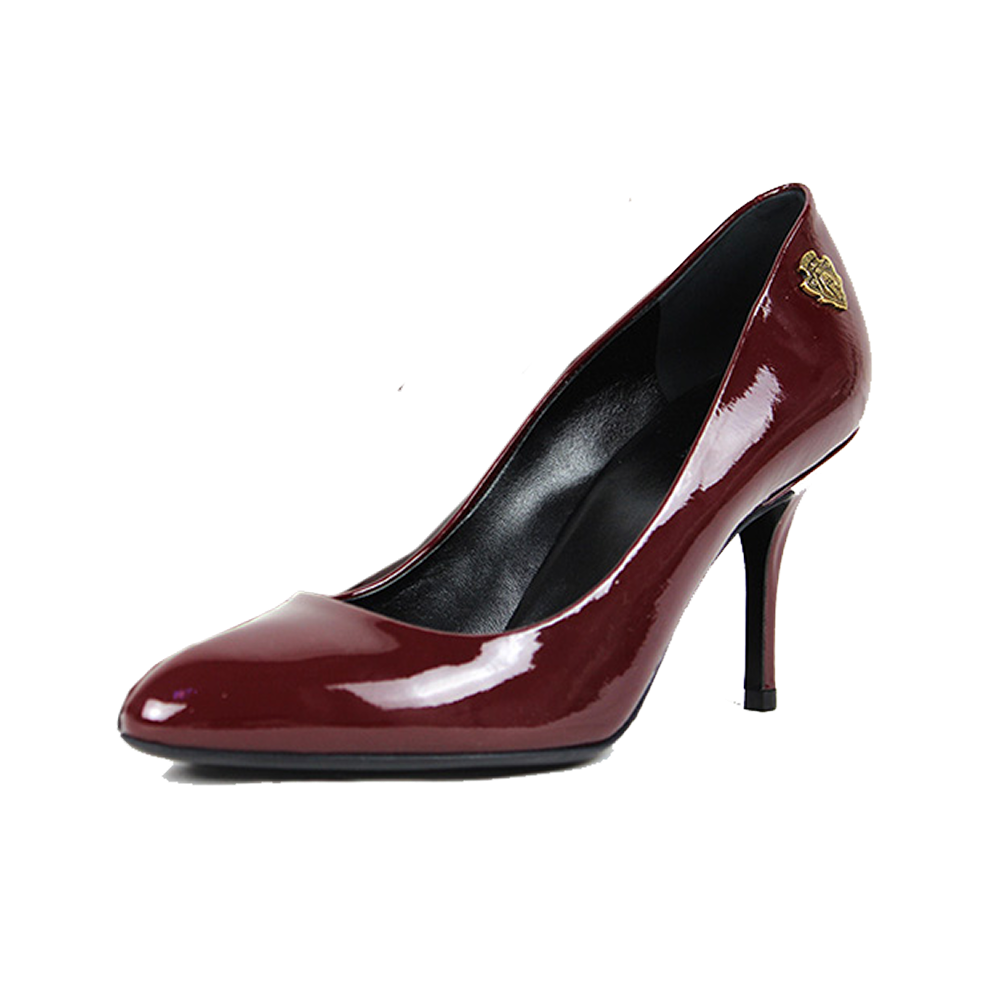Women's Burgundy Patent Leather Pumps