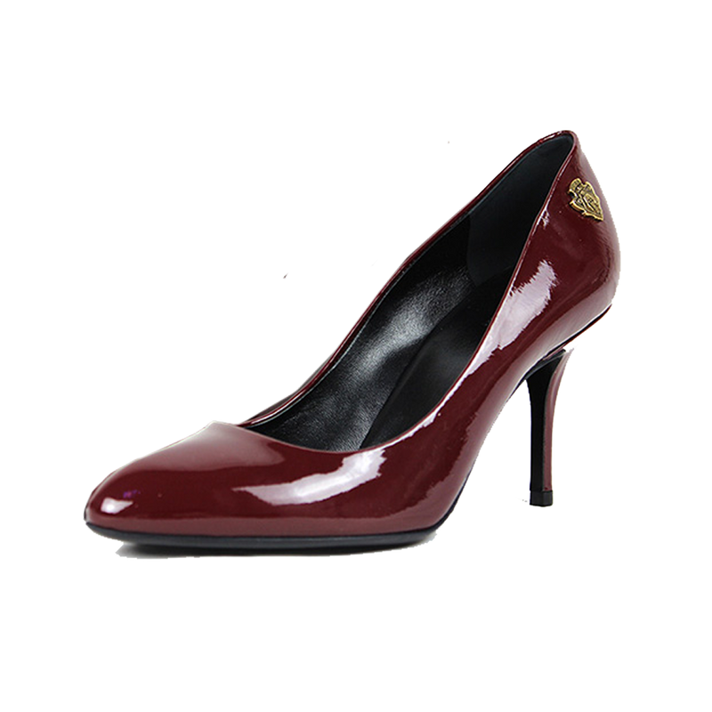 Women's Burgundy Patent Leather Pumps