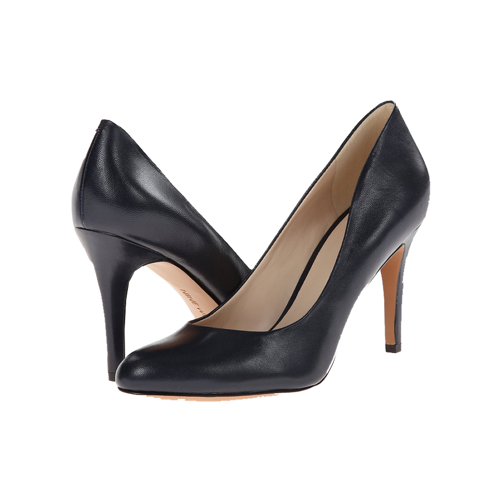 Black Peep Toe Heels