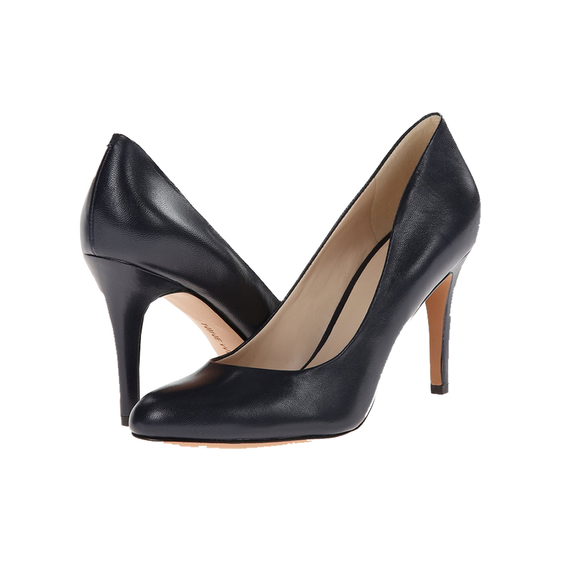 Black Peep Toe Heels