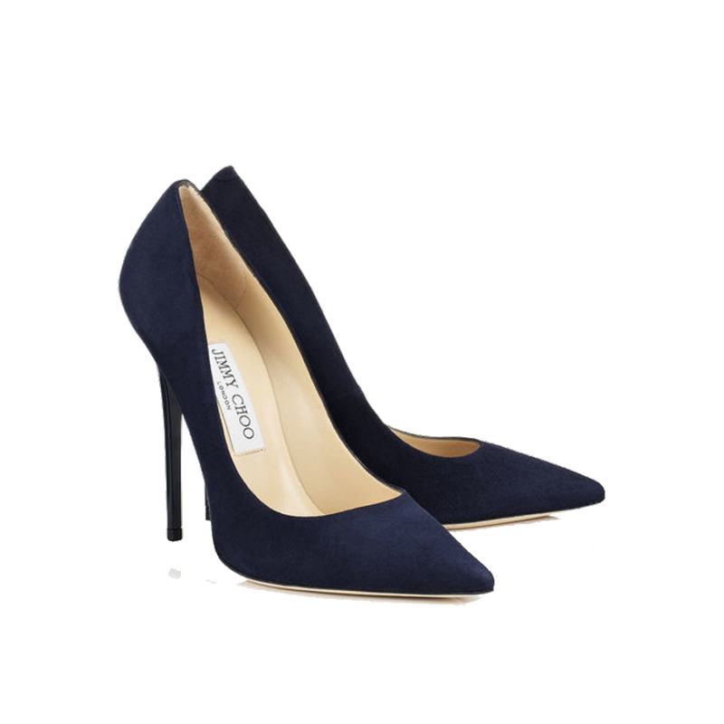 Black Peep Toe Heels