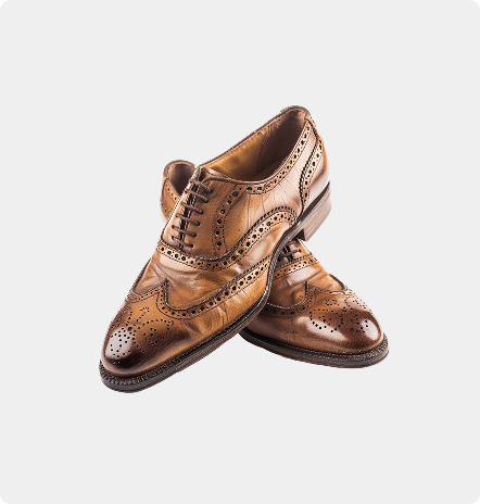Royal Brogue Leather Oxfords