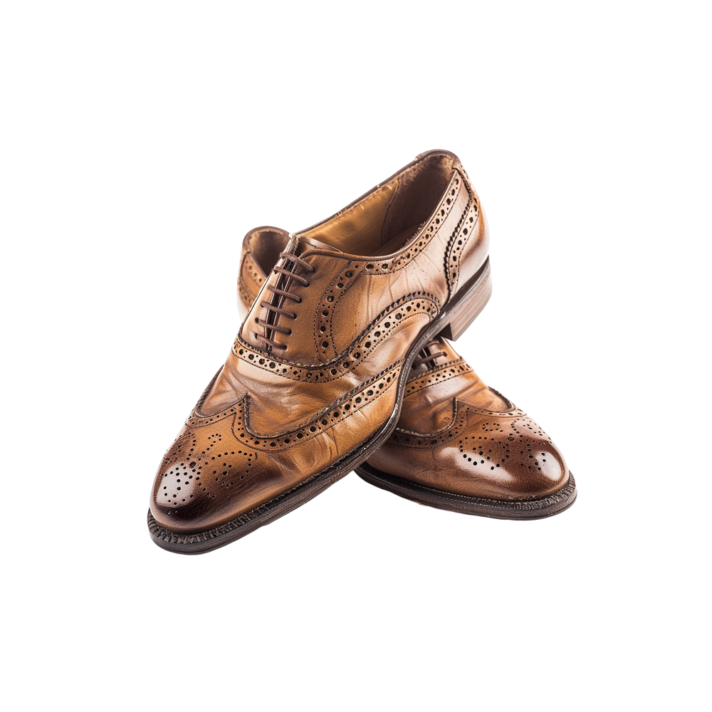 Royal Brogue Leather Oxfords