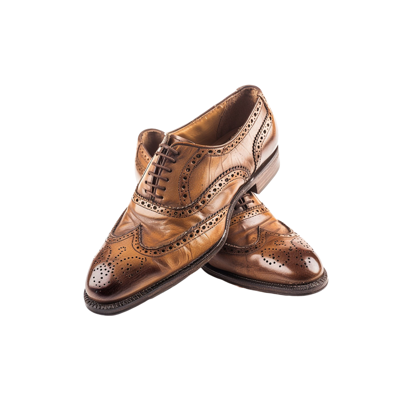 Royal Brogue Leather Oxfords