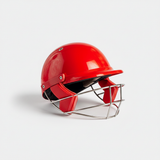 Red Cricket Helmet