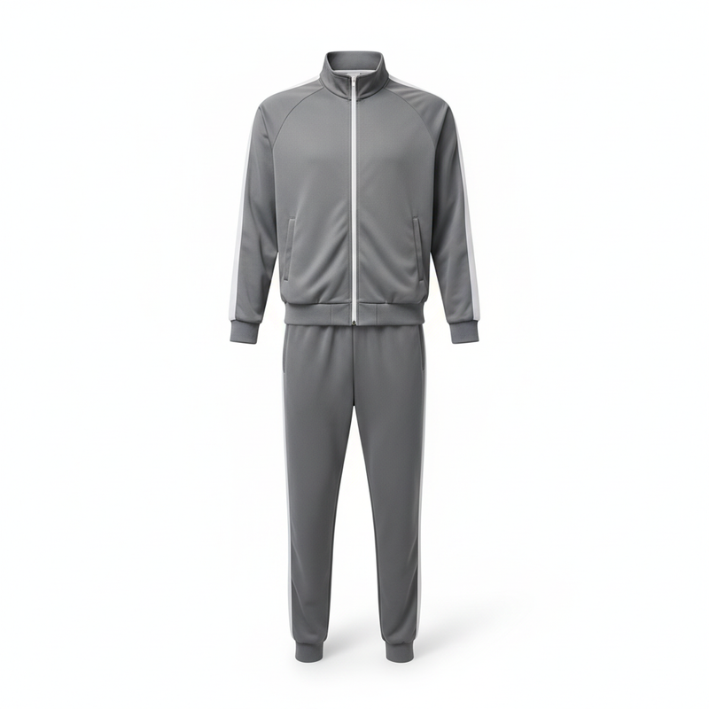 Gray Running Track Suite